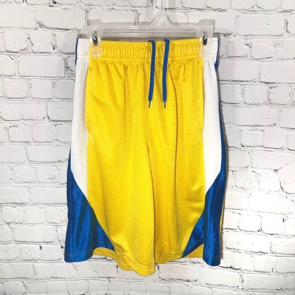 Nike Other - Nike Mens Basketball Shorts Yellow and Blue Medium